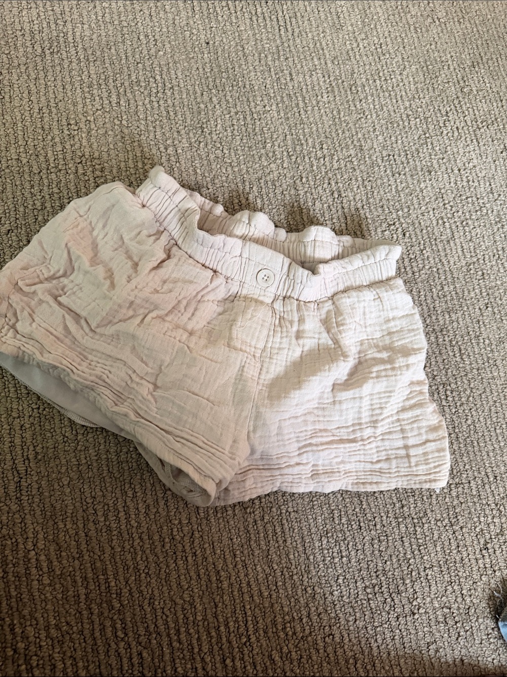 Primark Pale Pink Girls' Gauze Elastic Waist Shorts